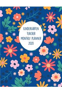 Kindergarten Teacher Monthly Planner 2020