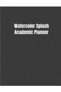 Watercolor Splash Academic Planner