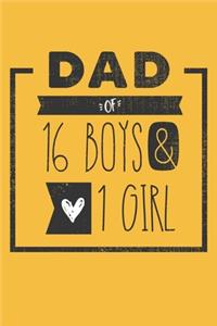 DAD of 16 BOYS & 1 GIRL
