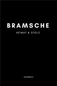 Bramsche: Notizblock A5 120 Seiten - Punktraster - Notizbuch für deine Stadt