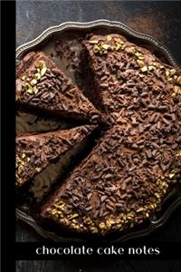 chocolate cake notes