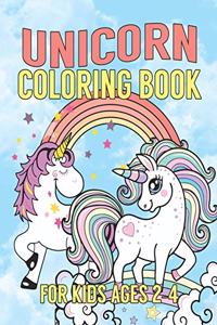 Unicorn Coloring Book for Kids Ages 2-4