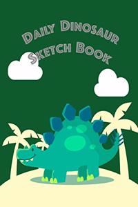 Dinosaur Sketch Book Stegosaurus