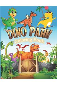 Dino Park Coloring Book