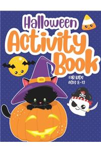 Halloween Activity Book for Kids ages 4 - 8