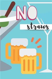 no straws