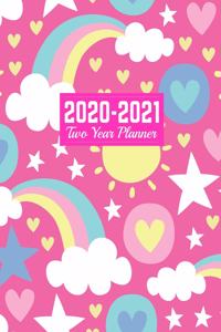 2020-2021 Two Year Planner: Nifty 24-Month Planner & Calendar - Large 8.5 x 11 (Jan 2020 - Dec 2021) Daily Weekly and Monthly Schedule - Art Cover 00023187