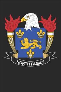 North: North Coat of Arms and Family Crest Notebook Journal (6 x 9 - 100 pages)