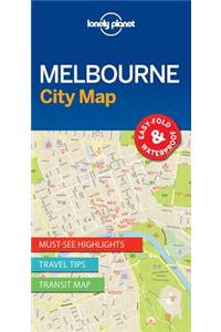 Lonely Planet Melbourne City Map 1