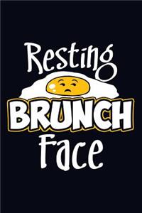 Resting Brunch Face: Lined Journal Notebook for Writing Breakfast and Lunch Ideas. Great for Notetaking and Composition