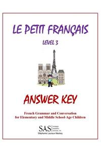 Le Petit Francais Level 3 Answer Key