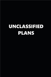 2019 Weekly Planner Unclassified Plans Black White 134 Pages