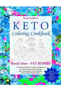 Suzy Sable's Keto Coloring Cookbook