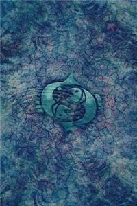 Monogram Pisces Notebook