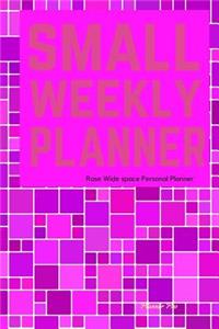 Rose Small Weekly Planner