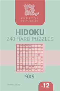 Creator of puzzles - Hidoku 240 Hard (Volume 12)