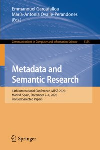 Metadata and Semantic Research