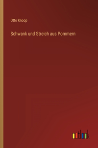 Schwank und Streich aus Pommern