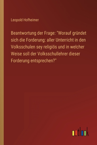 Beantwortung der Frage
