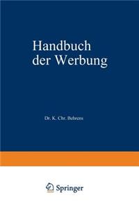 Handbuch Der Werbung