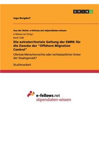 extraterritoriale Geltung der EMRK für die Zwecke der Offshore Migration Control
