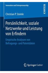 Persönlichkeit, Soziale Netzwerke Und Leistung Von Erfindern