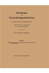 Mitteilungen Über Forschungsarbeiten Auf Dem Gebiete Des Ingenieurwesens