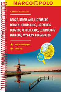 Benelux/Belgium/Netherlands/Luxembourg Marco Polo Road Atlas