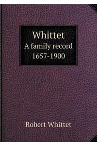 Whittet A family record 1657-1900