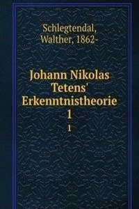 Johann Nikolas Tetens' Erkenntnistheorie