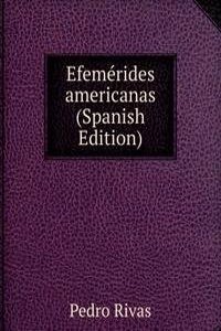 Efemerides americanas (Spanish Edition)