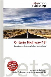 Ontario Highway 18
