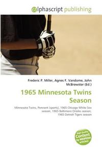 1965 Minnesota Twins Season