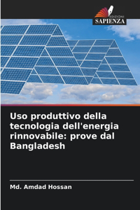 Uso produttivo della tecnologia dell'energia rinnovabile