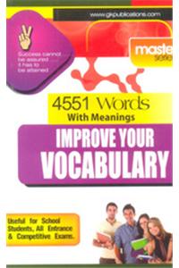 Improve Your Vocabulary: 4551 Words With Meanings PB