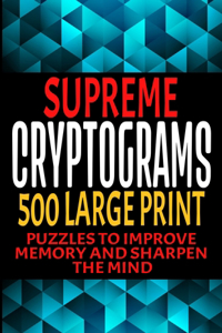 Supreme Cryptograms 500 Large Print