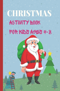 Christmas Activity Book for Kids Ages 4-8