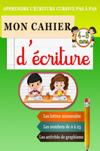 Mon cahier d'écriture