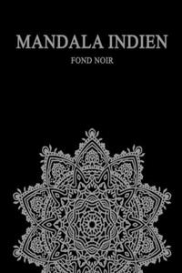 Mandala Indien fond noir