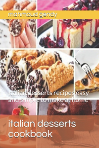 italian desserts cookbook
