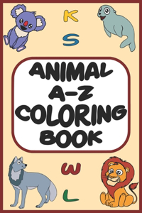 Animal A-z Coloring Book