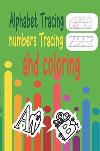 Tracing and coloring book