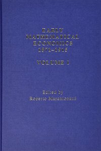 Early Mathematical Economics, 1871-1915