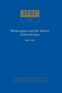 Montesquieu and the History of French Laws