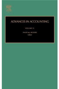 Advances in Accounting, 21