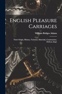 English Pleasure Carriages