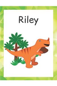 Riley: Customized Lined Notebook for Boys