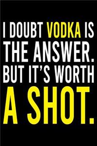 I Doubt Vodka Is The Answer
