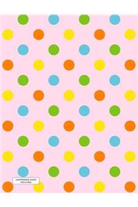 Lined Notebook Journal Dots on Rose