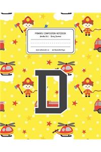 Primary Composition Notebook Grades K-2 Story Journal D
